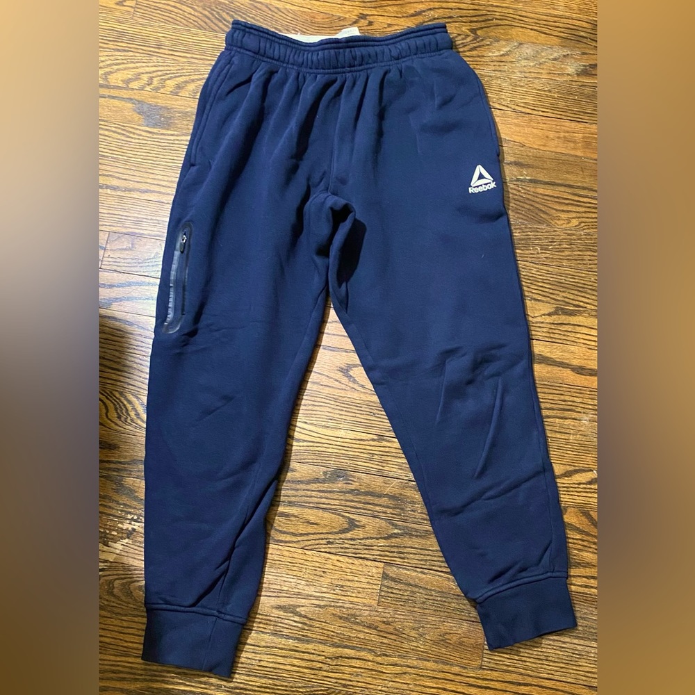 Reebok Navy Blue Sweatpants Joggers Size Small